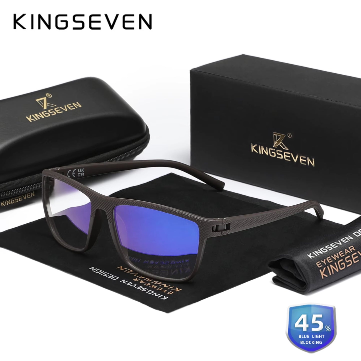 New 99% Anti-Blue Ray Glasses Transparent Lens Eyeglasses Men Women Computer Blue Light Blocking Decorative Eyewear
