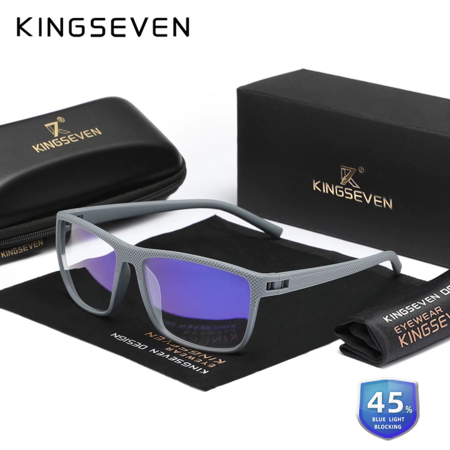 New 99% Anti-Blue Ray Glasses Transparent Lens Eyeglasses Men Women Computer Blue Light Blocking Decorative Eyewear