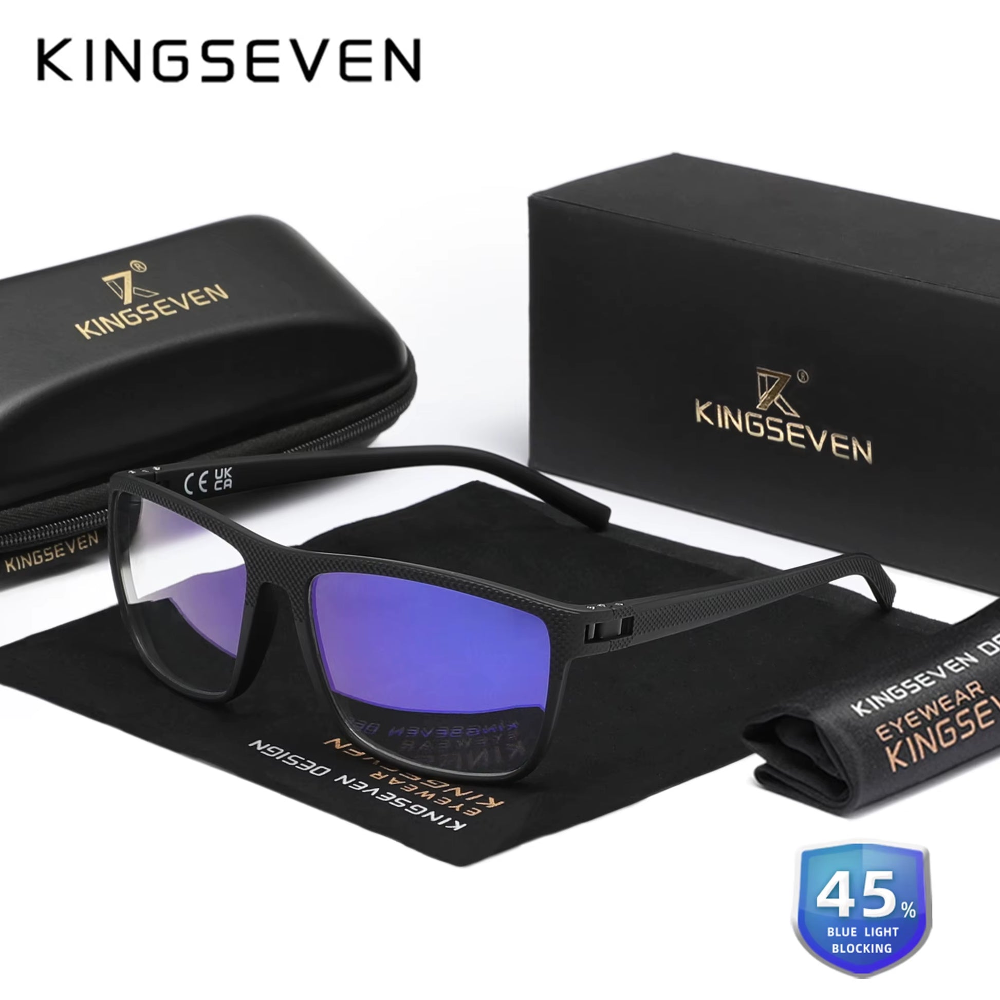 New 99% Anti-Blue Ray Glasses Transparent Lens Eyeglasses Men Women Computer Blue Light Blocking Decorative Eyewear